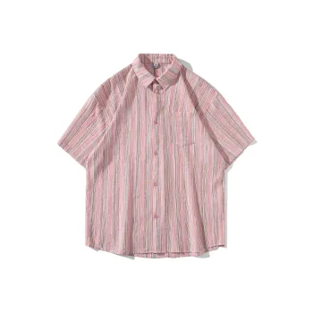 Fakeyoung Short Sleeved Shirt Unisex Pink