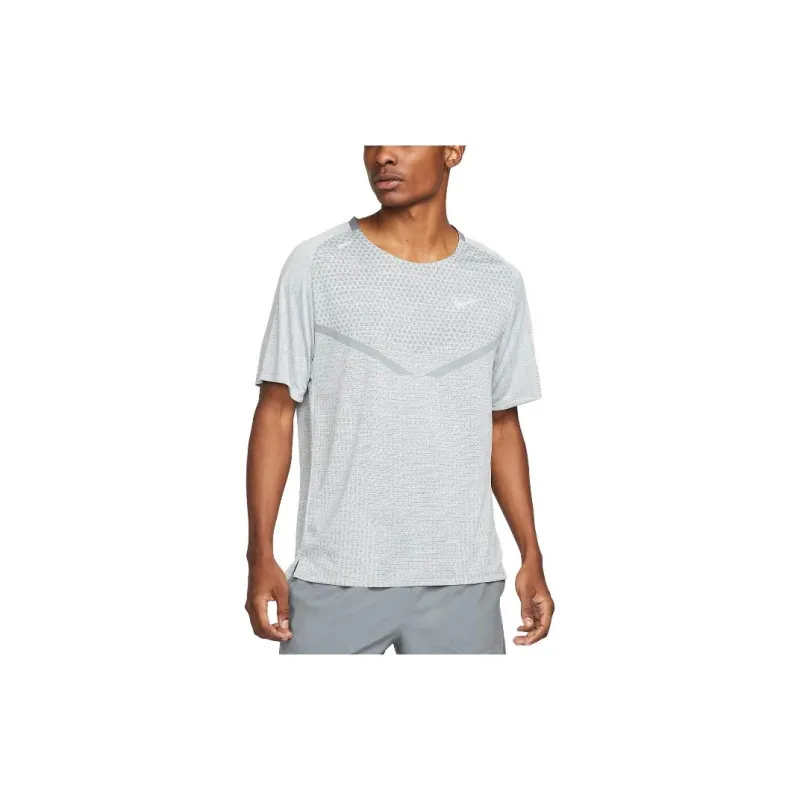 Nike T Shirts Men Silver-0