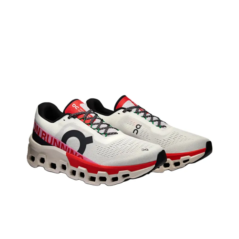 On CloudmOnster 2 'Ivory Silver Red'-2