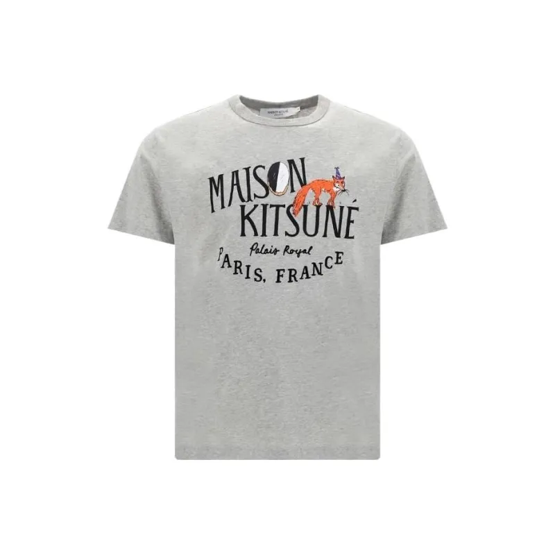 Maison Kitsune T Shirts Men Gray-0