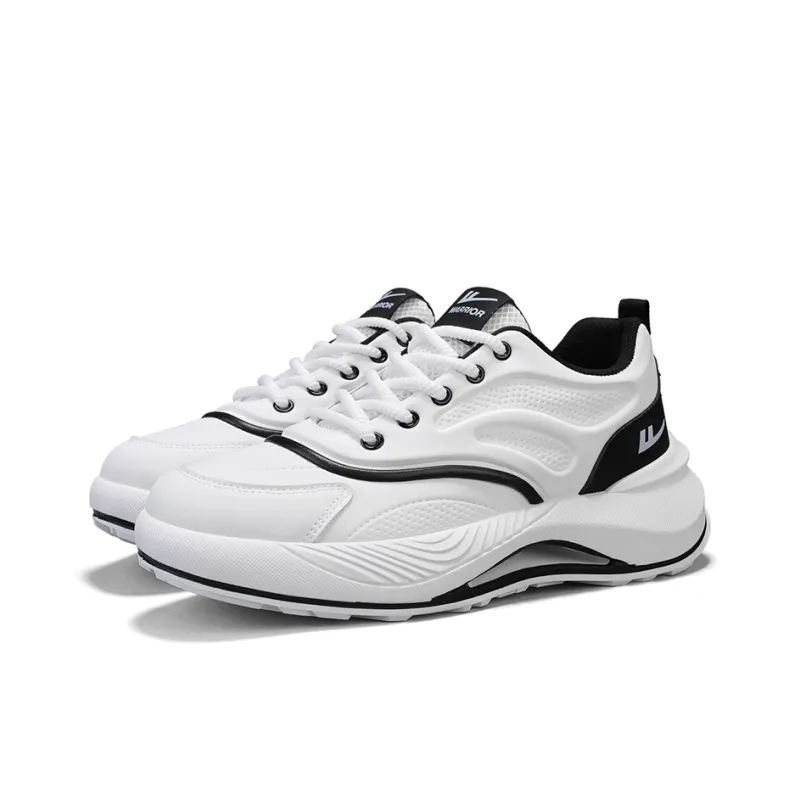 Warrior Lightweight Rebound Anti Rollover Low Top Casual Running Shoes Men's-16
