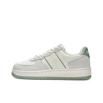 Kappa Back to Back Anti Slip Wear Resistant Low Top Skateboard Shoes Unisex White Gray