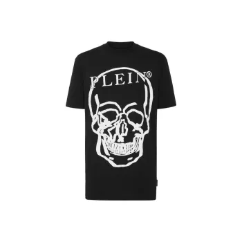 PHILIPP PLEIN T Shirts Unisex Black/White