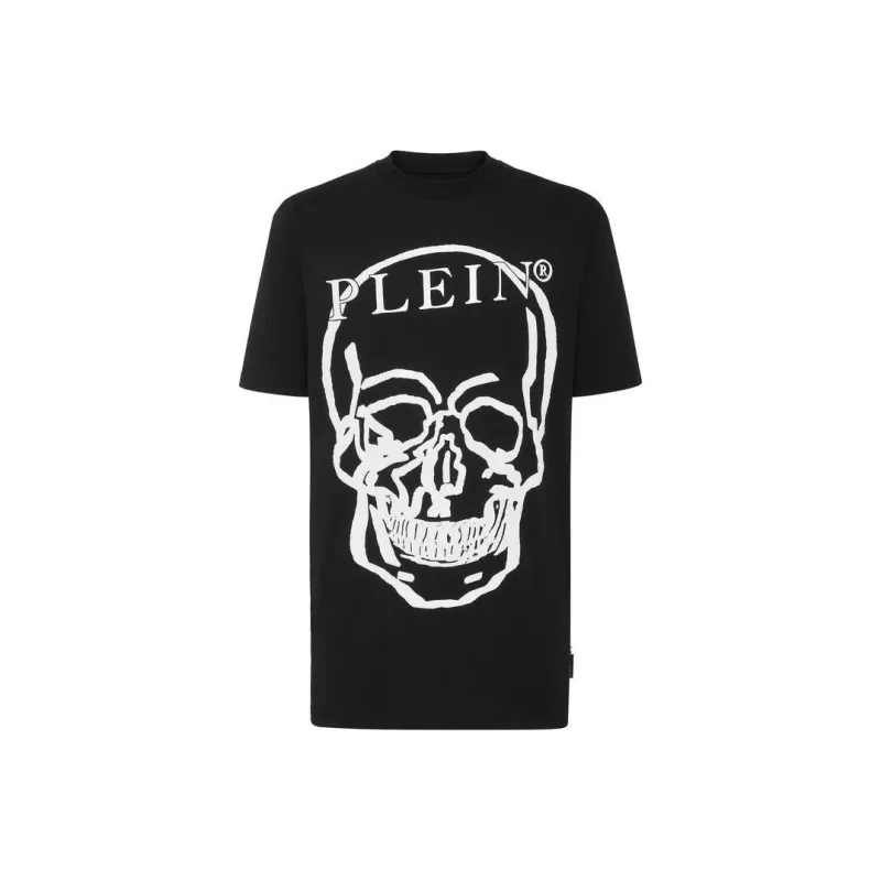 PHILIPP PLEIN T Shirts Unisex Black/White-0