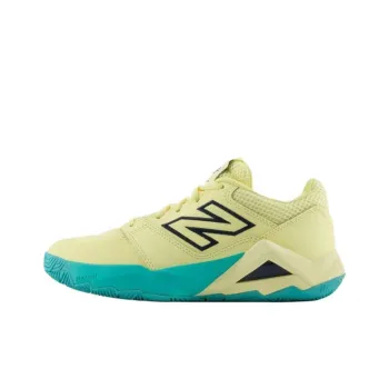 New Balance Abrasion Resistant Low Top Tennis Shoes Unisex Yellow Blue