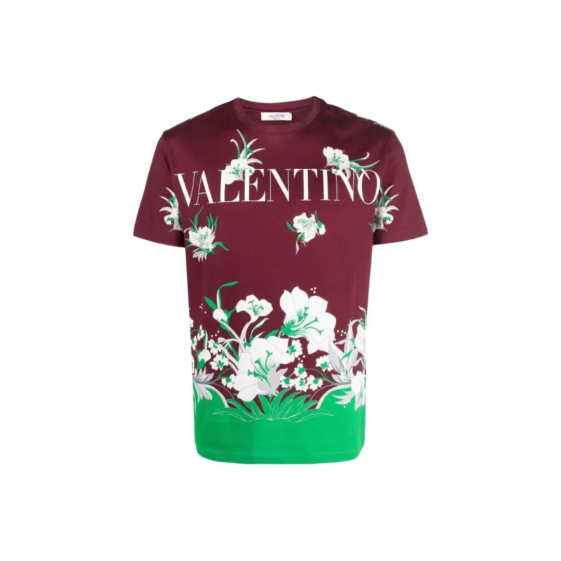 Valentino T-Shirts Men Red-0