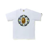 White with Yellow Print