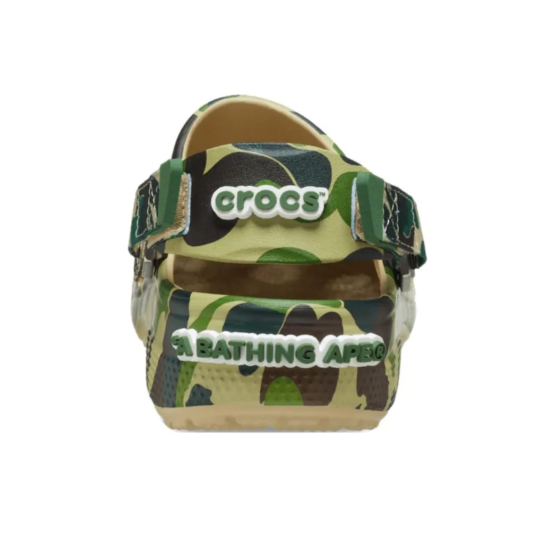 Crocs Classic Clog A Bathing Ape Abc Camo Green-4