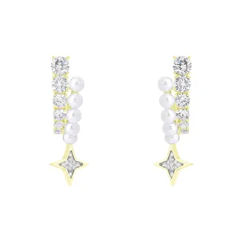 BING STUDIO Copper Stud Earrings Women's