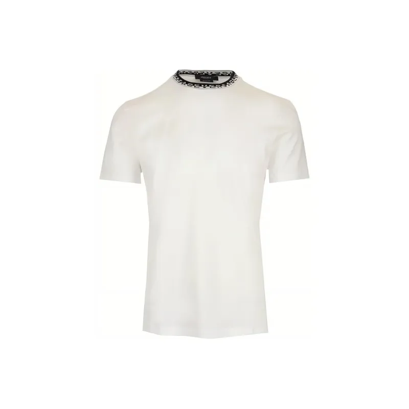 VERSACE Logo Collar T Shirt-0