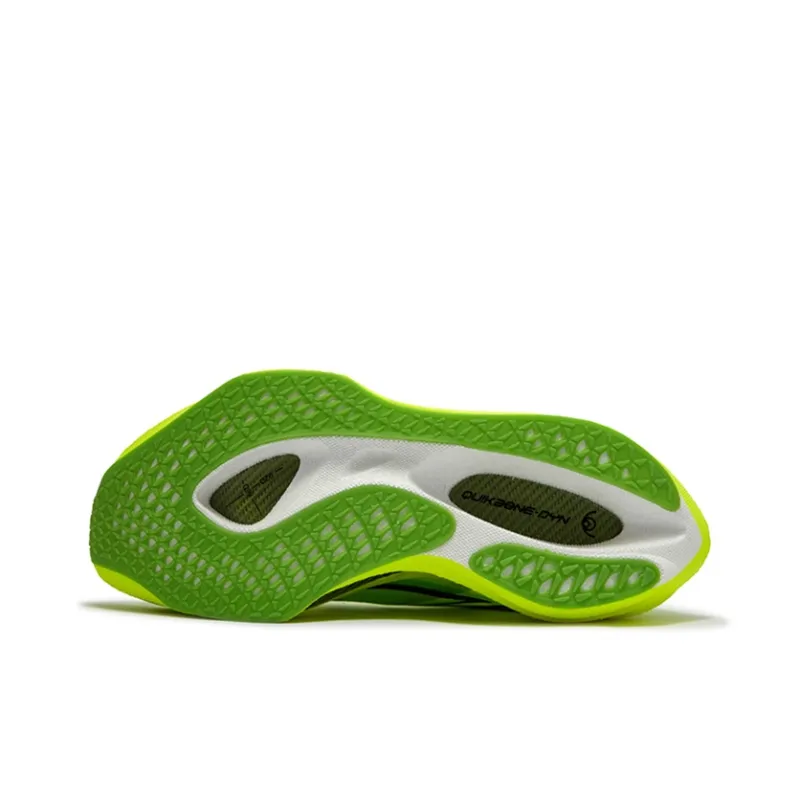 361° Flame 4 Cushioning, Slip Resistant, And Abrasion Resistant Low Top Casual Running Shoes Unisex Neon Solar Yellow-4