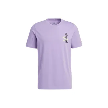 Adidas T Shirts Men Purple