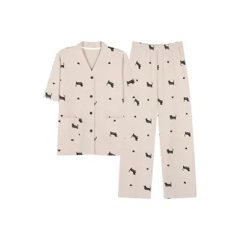 Shivs Pajama Set Women's Light Coffee