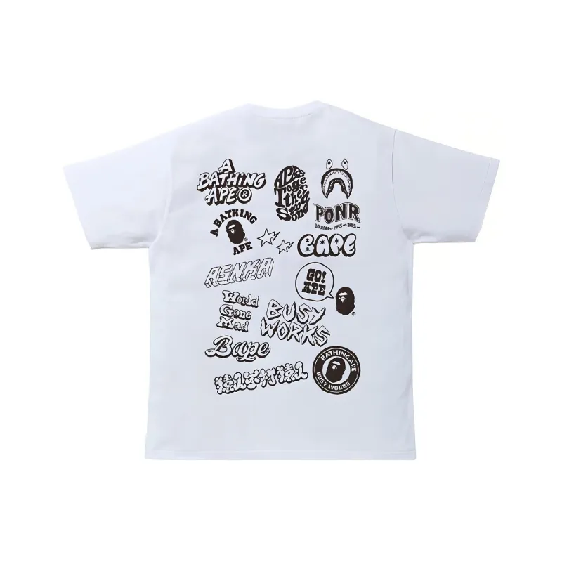 A BATHING APE Bicolor A BATHING APE Graffiti Tee-2