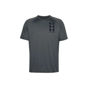 Under Armour Straight T-Shirt Men's Peach Gray