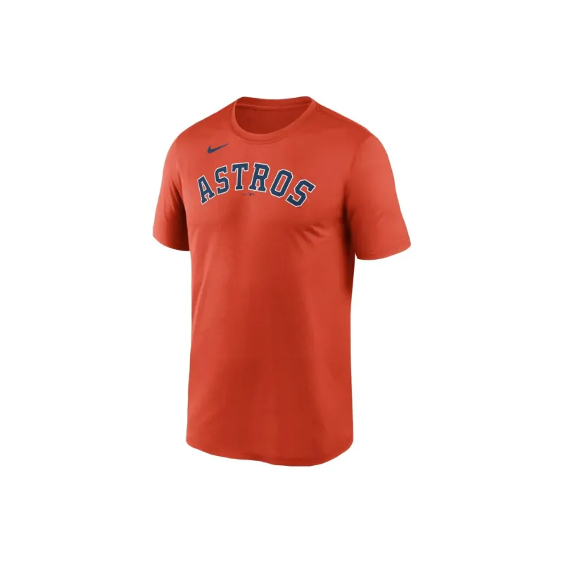 Nike T-Shirts Men Orange Red-0