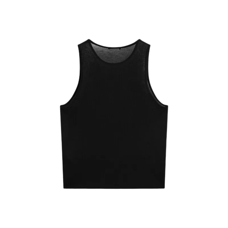 Massimo Dutti Tank Tops Women's Black-1