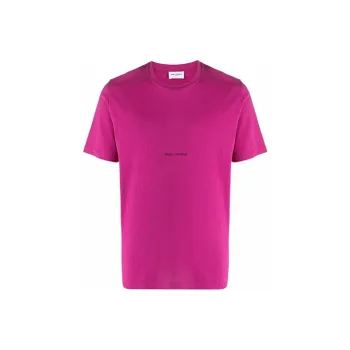 SAINT LAURENT T-Shirt Men's Rose Red