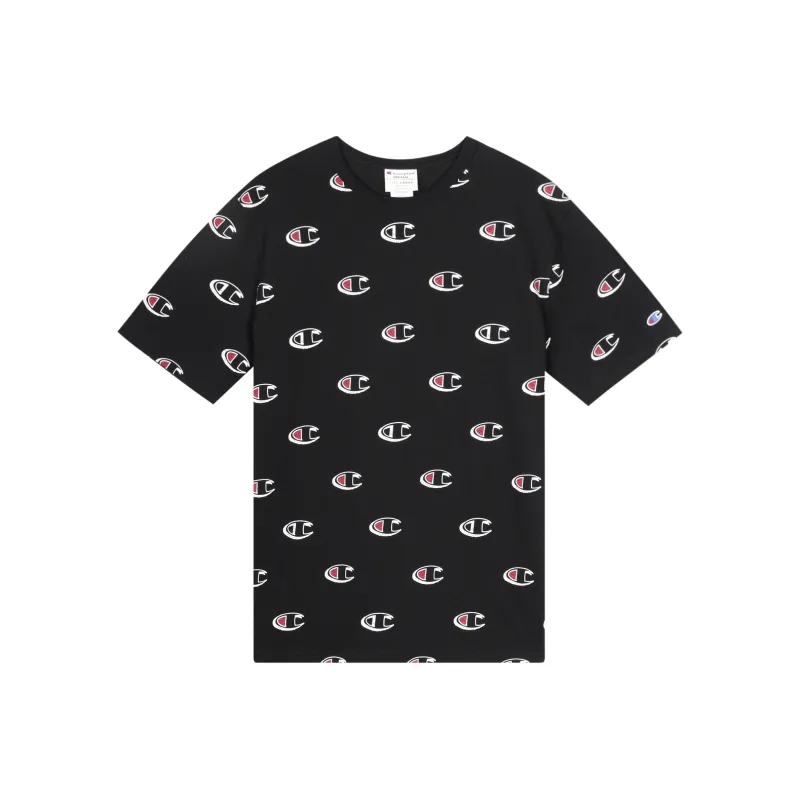 Champion T Shirt US Version Unisex Black-0