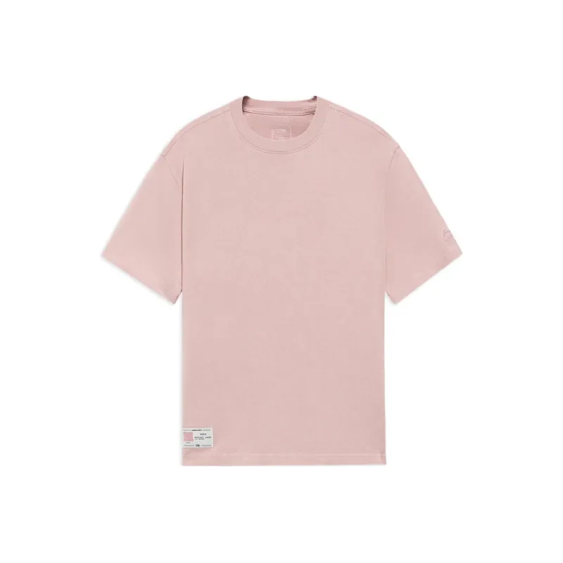 LiNing T Shirt Men's Light Cameo Brown Purple-0