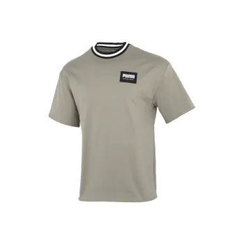 PUMA T Shirts Men Olive