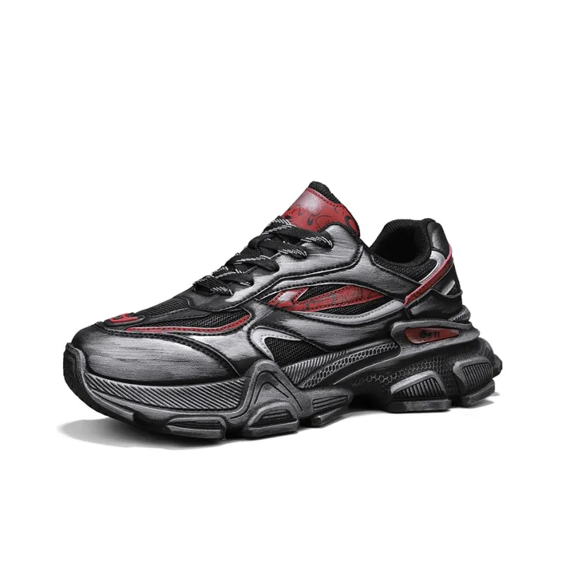 ROBINHOOD Cushioning, Slip Resistant, Abrasion Resistant Support Low Top Chunky Sneakers Men's Box-2