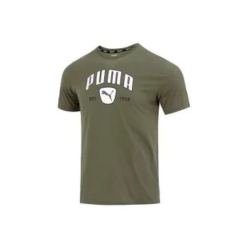 PUMA T Shirts Men Olive