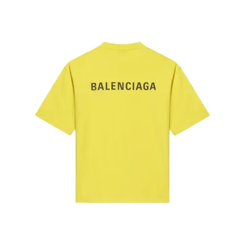 Balenciaga Medium Fit Vintage Logo Print T Shirt