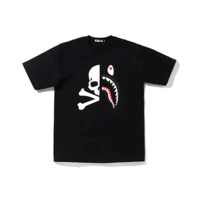 Bape X Mastermind Half Shark Mmb Tee-0