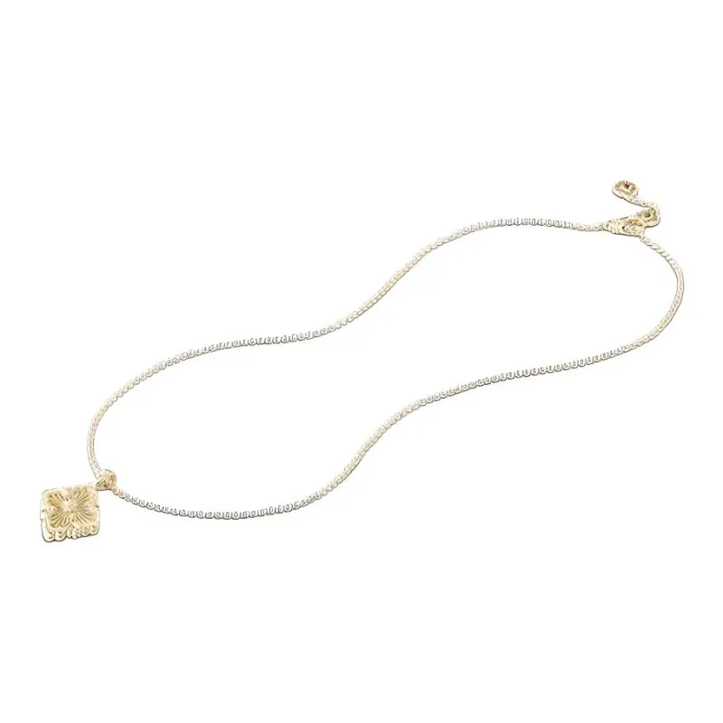 BUCCELLATI 18K Gold, Mother Of Pearl Necklaces Unisex Gold-1