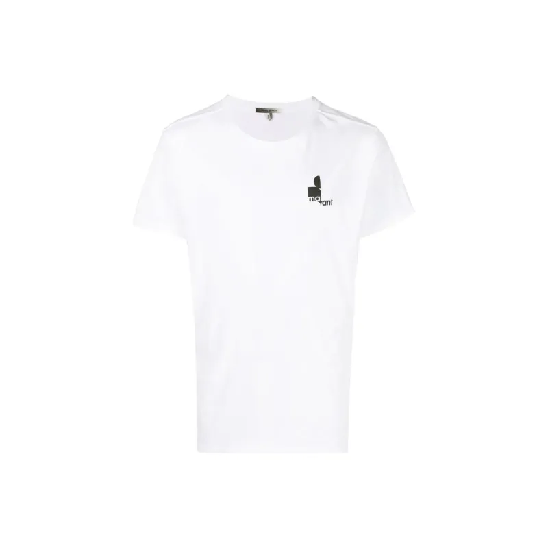 ISABEL MARANT Zafferh Logo print T shirt-0
