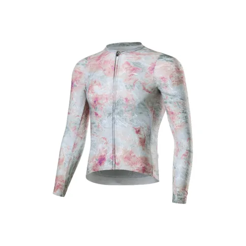 LiNing Footprint Collection Cycling Clothing Long Sleeved Men's Desert Brown