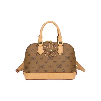 DAPHNE PVC Handbag Regular Women's Apricot