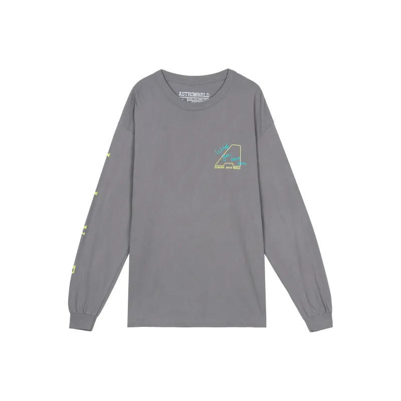 Travis Scott T Shirts Unisex Gray-0