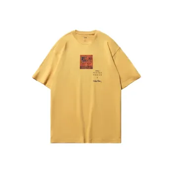 LiNing x Disney Sports Fashion Collection T Shirt Men's Light Ochre Yellow