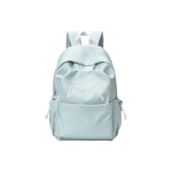 DRACONITE Polyester Student Backpack Regular Unisex Gray Blue