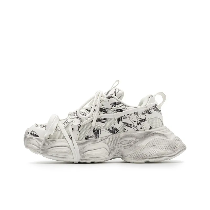 Snow Know The Answer SKTA Breathable Slip Resistant Low Top Chunky Sneakers Unisex-6