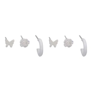 J&KINGLAY Alloy Stud Earrings Women's