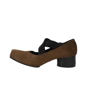 UMA WANG Chunky Heel High Heels 4.5cm Women's Brown