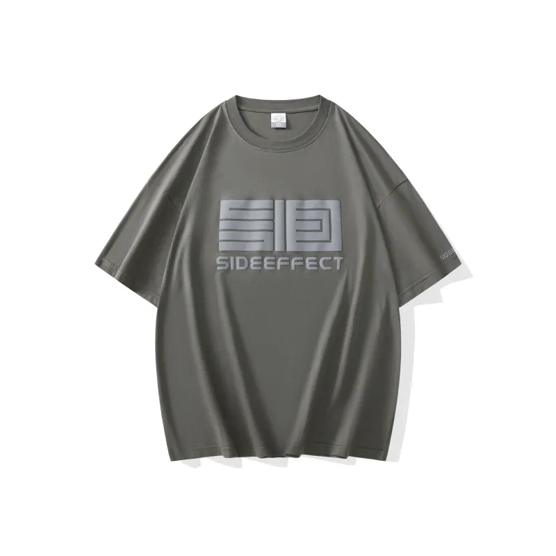 SIDEEFFECT Short Sleeved T Shirts Summer Unisex Black-21