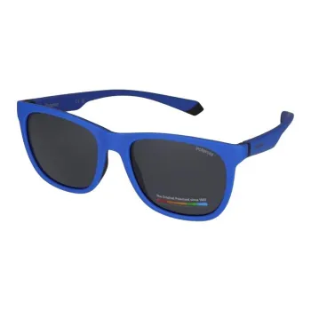 Polaroid Plastic Square Sunglasses Unisex Blue