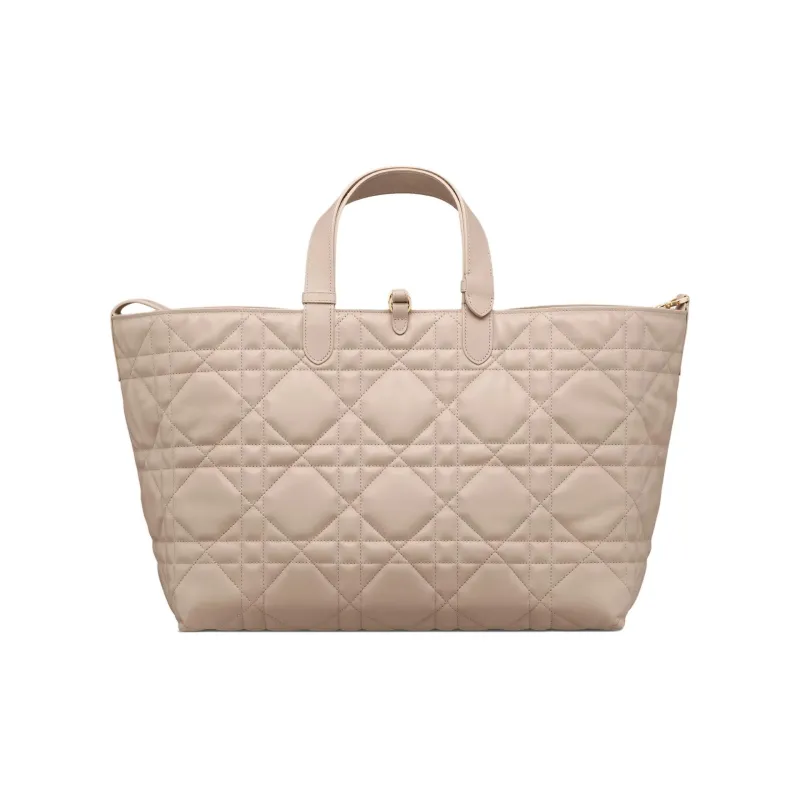DIOR Toujours Calfskin Tote Bag, Shopping Bag, Handbag Large Size Women's Warm Taupe-4