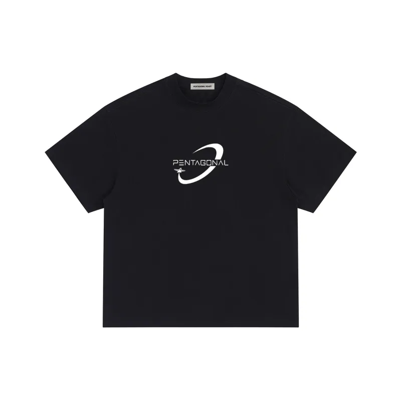 PENTAGONAL HEART Stepping Star Dream Series Round Neck T shirt Unisex-4