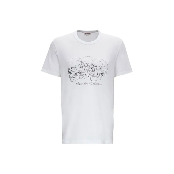 Alexander McQueen T Shirt Men's White-0