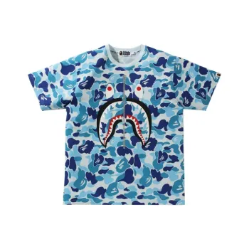 A BATHING APE Big Abc Camo Shark Tee