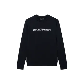 EMPORIO ARMANI Modal blend Sweatshirt With Logo Print