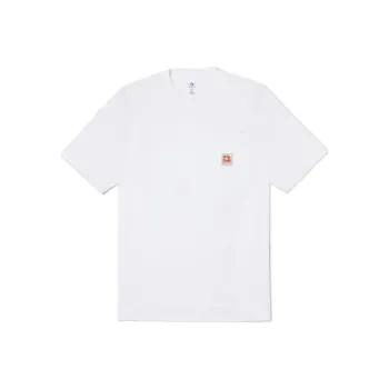 Converse Drop Shoulder Sleeve T Shirt Men's White