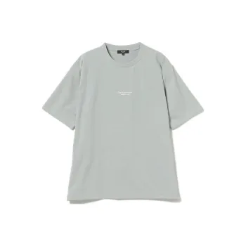 Beams T-Shirts Men Smoke Blue