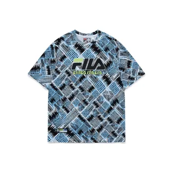 FILA FUSION Drop Shoulder Sleeve T Shirt Men's Windy Coconut Grove