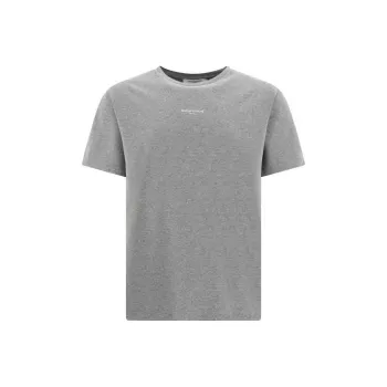 Maison Kitsune Logo embroidered Cotton T shirt